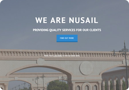 Nusail - Web Design
